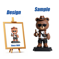 Shengye Custom Made High End Kunststoff Teddybär Mann Junge Action figuren PVC Vinyl Kunststoff Harz Figur Modell Spielzeug puppen