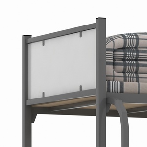 Cama litera metálica de estilo europeo de fábrica OEM con tobogán para niños, muebles infantiles, cama para niños - Product Image 4