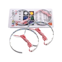 Nouveaux phares projecteurs LED Devil Eyes 2,5 pouces 3,0 pouces pour voiture, lentilles blanches/jaunes/rouges/bleues/vertes/violettes, ajustement universel