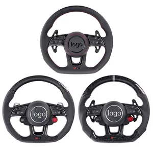 Best custom Carbon fiber m sport steering wheel for mercedes bmw f30 steering wheel f10 f30 e60 e90 g30 e46 e92 led audi a6