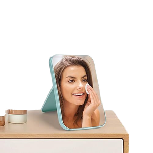 Cô Gái Món Quà Phổ Biến Ưa Thích Nhựa Hàng Hóa Đứng Miễn Phí Du Lịch Hoặc Phòng Tắm Gương Có Thể Gập Lại Xách Tay Hình Chữ Nhật - Product Image 2