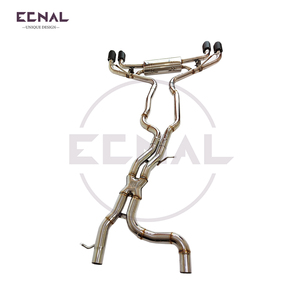 Ecnal Para <span class=keywords><strong>2006</strong></span>-2010 <span class=keywords><strong>Porsche</strong></span> <span class=keywords><strong>Cayenne</strong></span> 957 3.6L 4.8L 4,8 T SS304 Válvula de Escape Deportes silenciador válvula de escape - Product Image 3