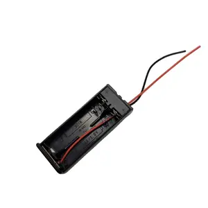 1.5V pin trường hợp 2AAA On/Off chuyển đổi với dây và không thấm nước không có 7 Pin chủ 2AAA pin chủ với chuyển đổi và bìa