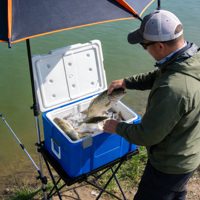 Glacière isotherme 65L haute performance, équipement de camping durable pour activités de plein air