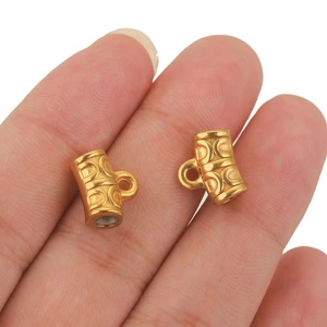 ตัวเชื่อมต่อเม็ดบีดแบบโค้ง |   จี้สแตนเลสชุบทอง 18K PVD สำหรับทำสร้อยคอ สร้อยข้อมือ DIY อุปกรณ์ทำเครื่องประดับ Aceworks - Product Image 4