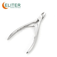 Pince à cuticules professionnelle Eliter Wholesale Hot Forging Full Jaw 5 mm pour ongles