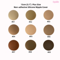 Cubrepezones de Silicona Reutilizables Extra Grandes, Sin Pegamento, Invisibles, Sin Adhesivo, para Mujeres de Talla Grande