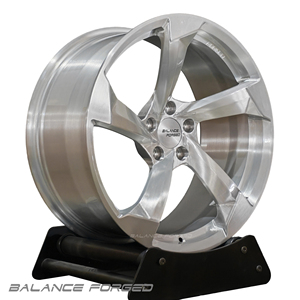 Cerchi Forgiati Personalizzati ET <span class=keywords><strong>J</strong></span> 18 19 20 21 22 Pollici Argento Spazzolato <span class=keywords><strong>a</strong></span> 5 Razze 5x112 5x120 5x114.3 per BMW Mustang Tesla Model 3 <span class=keywords><strong>Y</strong></span> - Product Image 6
