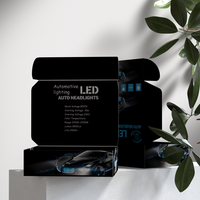 Vente flash - Boîte d'accessoires de voiture personnalisée, recyclable, pour accessoires de voiture, emballage pour phares, boîte biodégradable à encre de soja, boîte pour ampoules LED