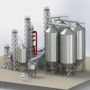 SRON Steel Grain Silo Machine For Sale, Providing Overall Silo System Solution