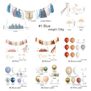 <span class=keywords><strong>Buon</strong></span> <span class=keywords><strong>compleanno</strong></span> Banner ciondolo nappa fatto a mano primi ragazzi ragazza Baby Shower regali festa di <span class=keywords><strong>compleanno</strong></span> palloncino decorazione forniture - Product Image 6