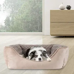 Custom Pet Beds Luxury Pet Bed Soft Dog Nest Large Rectangle Breathable Pet Dog Cat Sofa Bed