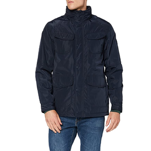 Vestes utilitaires pour hommes en gros, vêtements personnalisés en toile vintage, imperméables, décontractées, unies, coupe-vent, à capuche, matelassées, à séchage rapide - Product Image 2