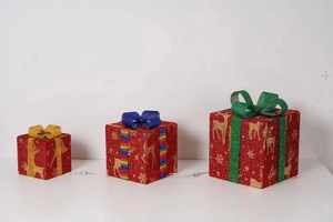 Hộp Đèn trang trí hộp quà giáng sinh Bộ 3 cây thông giáng sinh trang trí nhà - Product Image 6
