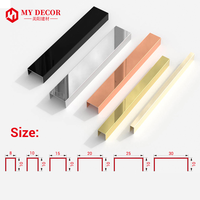 Échantillon gratuit de bordure de carrelage en métal chromé argent brossé en forme de U, 10 mm, bordure décorative en métal pour sol, bordure de marbre, bordure de carrelage en acier inoxydable
