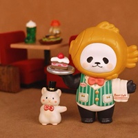 Vente en gros de figurines authentiques Bear Coffee Club Blind Box, figurines d'ours adorables et tendance, jolis cadeaux de collection