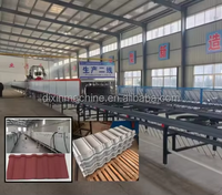 Meilleures ventes au Canada, presse hydraulique pour tuiles métalliques, machine de fabrication de tuiles sablées en pierre colorée, ligne de production