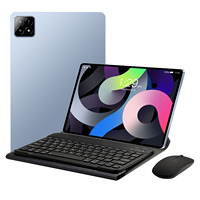 Tablette Android Abordable 10,1 Pouces pour Adultes, Appel Wi-Fi 2.4G/5G, Éducative, Certifiée CE, Clavier Inclus, Ordinateur Portable pour Enfants