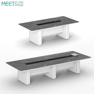 Executive L-Shaped Modern White Wood Office Furniture <b>Adjustable</b> Corner Gaming <b>Table</b> for Home Computer Gaming - Product Image 5