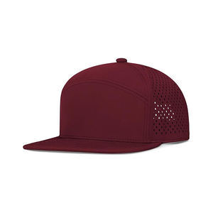Gorra Deportiva Casual Unisex, Transpirable, con Cierre a Presión, Ajustable, con Malla Perforada con Láser de 6 Paneles y Bordado 3D, Impermeable, al por Mayor - Product Image 3
