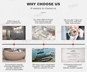 Quầy Tiếp Tân Hiện Đại Bằng Đá Cẩm Thạch Tùy Chỉnh Bàn Tiếp Tân Spa Salon Văn Phòng Nhỏ Có Đèn Led - Product Image 6