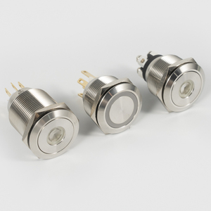 Interrupteur à bascule momentané en métal IP65 de 12 mm, 16 mm, 19 mm, 22 mm, 25 mm pour le contrôle des équipements de forage - Product Image 4