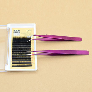 Precision Eyelash Tweezers 12cm Stainless Steel Smooth Tip For Professional Use - Product Image 3