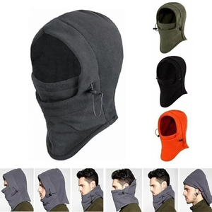 Chapeau à capuche confortable pour hommes et femmes, masque de ski, coupe-vent, casquette de cyclisme d'hiver, cagoule en polaire thermique, cache-cou - Product Image 2