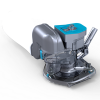Aspirateur automatique multifonction 150L ABS Leaf Eater Skimmer avec 3 sacs filtrants pour le nettoyage de la surface du sol de la terrasse de la piscine