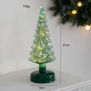 Adorno de Mesa con Forma de Árbol de <span class=keywords><strong>Navidad</strong></span> en Copa de Champán, Estilo Moderno, Decoración Festiva para el Hogar y Jardín - Product Image 6