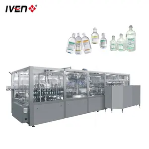 Use 500ml iv fabricação de infusão planta garrafa de plástico máquina de enchimento preço