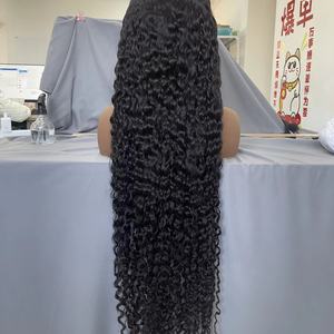 วิกผมหน้าผากลูกไม้แบบ HD 13x4 ขนาด 40 นิ้ว แบบผมหยิกพม่า ลดราคาสำหรับผู้หญิงผิวสีดำ ผมแท้ 100% ไม่ผ่านการแปรรูปด้วยสารเคมี พร้อมจัดส่ง - Product Image 2