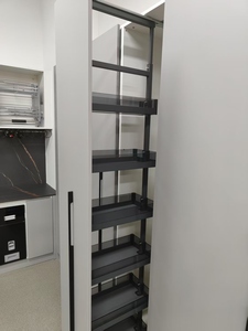 Kitchen <strong>Cabinet</strong> <strong>Pantry</strong> Unit MDF Basket in <strong>Pantry</strong> <strong>Cabinet</strong> Tall Unit Pull Out Organizer Glass Soft Close - Product Image 6