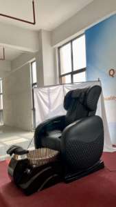 Fauteuil de pédicure électrique de luxe avec bol en céramique, cuir PU, portable, 110V-240V, garantie 1 an - Product Image 6