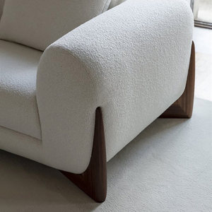 Popolare Divano a L in Tessuto, Stile Minimalista, <span class=keywords><strong>Moderno</strong></span> e Lussuoso, Morbido ed Elegante, con Struttura in Legno, per Soggiorno e Casa - Product Image 3