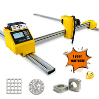 Nouvelle Machine de découpe portable CNC 2026 à servomoteur 220V, à portique métallique, double usage plasma et flamme