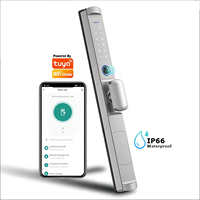 IP66 impermeabile per impronte digitali senza chiave Tuya Smart Wireless serratura per porta con direzione regolabile per gestire Tuya WIFI o TTLock App