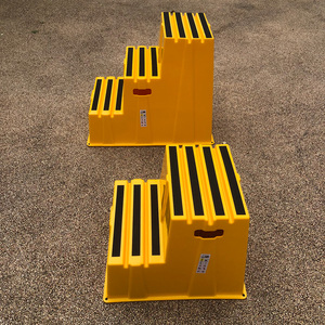 ขาตั้งขั้นที่ทำจากพลาสติก HDPE สำหรับงานหนักงานหนักสีเหลืองสีน้ำเงินสีแดง - Product Image 6