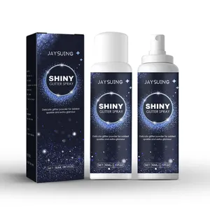 Großhandel Kostenlose Probe Shiny Langlebiges wasserdichtes Glitzer spray Gesicht Haar Körpers pray Make-up Vegan Shimmer 2.11 floz