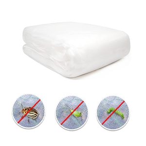 Red de insectos de jardín transpirable para camas elevadas y parcelas pequeñas (4m X 100m, malla 40 50, Blanco/negro) - Product Image 5