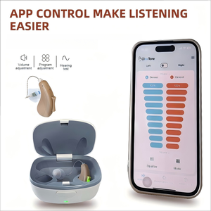 Fabricante Digital Recargable Audífonos App Controlada Médico TWS RIC Audífonos con Bluetooth Inalámbrico para Personas Mayores - Product Image 4