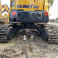 Mini-excavatrice sur chenilles hydraulique Komatsu d'occasion de 3,5 tonnes, modèle PC35/PC35MR-2, légèrement utilisée, avec moteur et pompe à engrenages