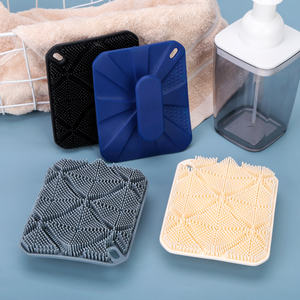 Cepillo de Silicona <span class=keywords><strong>para</strong></span> Masaje Corporal, Esponjas <span class=keywords><strong>y</strong></span> Exfoliantes <span class=keywords><strong>para</strong></span> Baño, Champú, Ducha, Lavado de <span class=keywords><strong>Cabello</strong></span> <span class=keywords><strong>y</strong></span> Piel Seca - Product Image 1