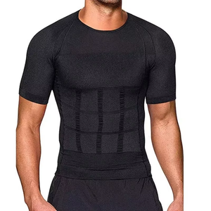 Hommes Body Toning T-<span class=keywords><strong>Shirt</strong></span> Body Shaper Correctif Minceur <span class=keywords><strong>Posture</strong></span> Ventre Graisse Contrôle Compression Slim Corset Homme Modélisation Sous-Vêtements - Product Image 3