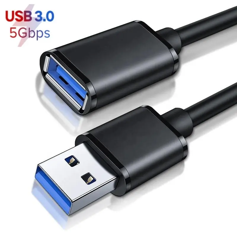 1M 2M 3M USB Extension Cord A Male to Female High Speed 5Gbps Transmission Data USB 3.0 Extender Cable for PC TV Printer Camera