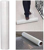 Film de protection de tapis directement de l'usine, épaisseur et largeur personnalisables, logo personnalisé, film PE auto-adhésif pour la protection des surfaces