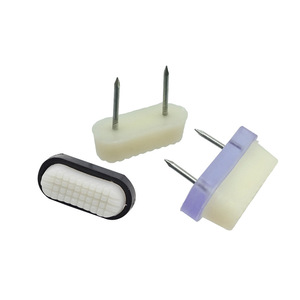 Patins en feutre Hanweisong pour meubles, 16 mm d'épaisseur, ovales, à double clou, antidérapants, pour usage intérieur - Product Image 3