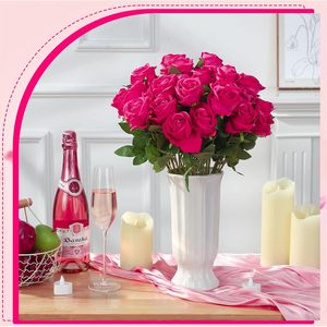 زهور حرير صناعية مخصصة، بتلات ورد حمراء مزيفة، ورود طويلة الساق لعيد الحب وباقات الزفاف وديكور المنزل والحفلات - Product Image 5