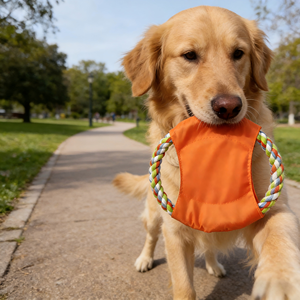 เชือกฝ้ายคลาสสิกทนทานสำหรับของเล่นสุนัข - ของเล่นฝึกสุนัขแบบอินเทอร์แอคทีฟ แก้เบื่อ ช่วยฝึกการเคี้ยวและเล่นดึงดึง สำหรับสุนัขขนาดเล็กและขนาดใหญ่ - Product Image 2