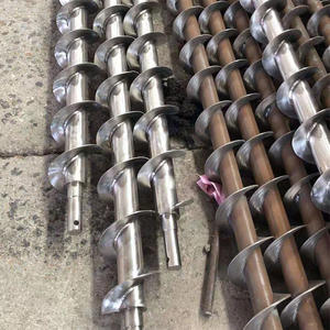 NEWEEK fabrika fiyat özelleştirilmiş karbon çelik hayvan yemi talaş otomatik besleyici spiral vidalı konveyör - Product Image 4